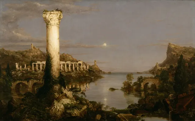 O Curso do Império: Desolação, Thomas Cole