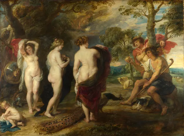 O Julgamento de Páris, Peter Paul Rubens