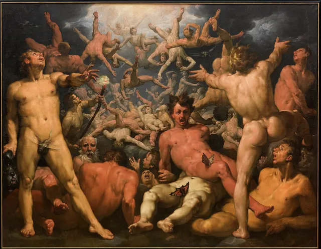 A Queda dos Titãs, Cornelis van Haarlem