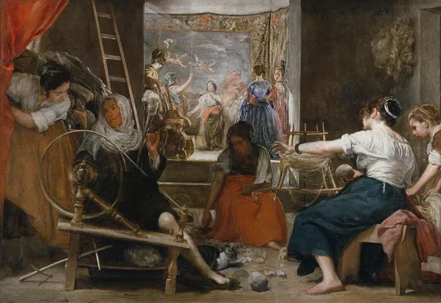 As Fiandeiras, ou a fábula de Aracne, Diego Velázquez