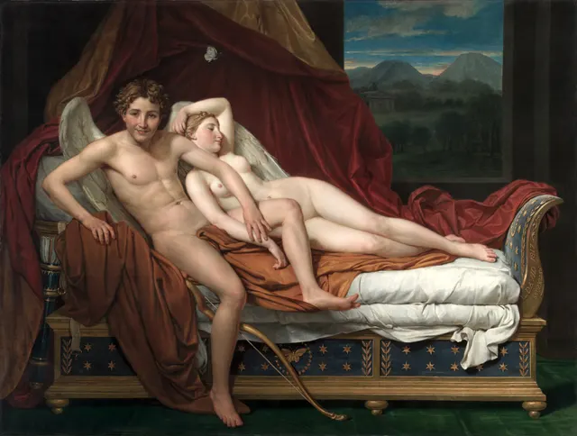 Cupido e Psiquê, Jacques-Louis David