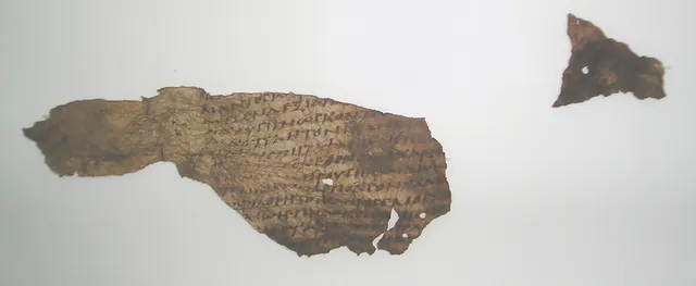 Papiro de Oxirrinco 1389, com um trecho da Ilíada, copista grego, século III