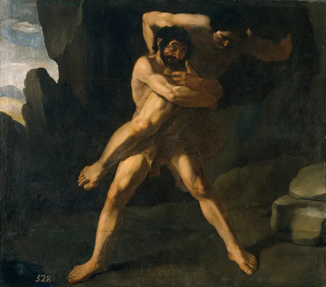 Hércules lutando com Anteu, Francisco de Zurbarán