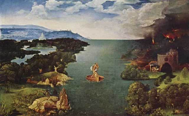 A Travessia da Lagoa Estígia, Joachim Patinir