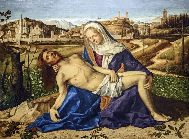 Pietà Martinengo, Giovanni Bellini (reprodução de Didier Descouens)